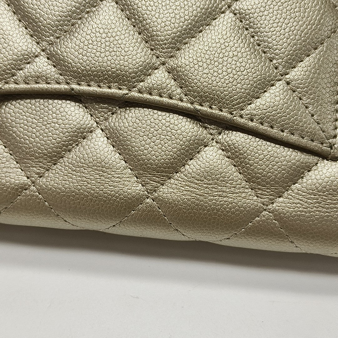 WOC Quilted Calfskin Beige