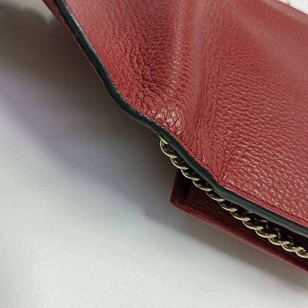 Calfskin Shoulder Bag Red