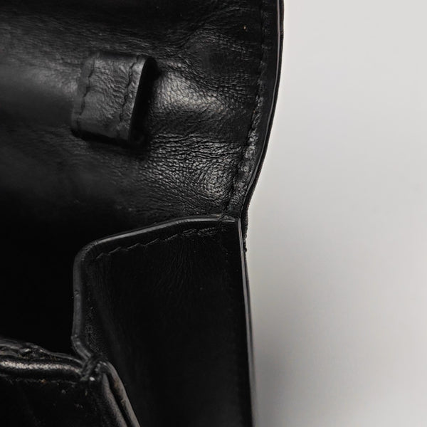 Sharp Quilted Calfskin Black