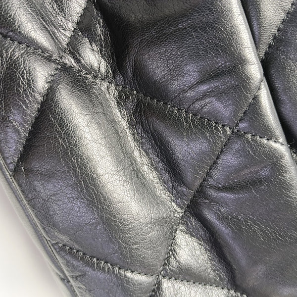 CHANEL 19 Small Quilted Lambskin Black