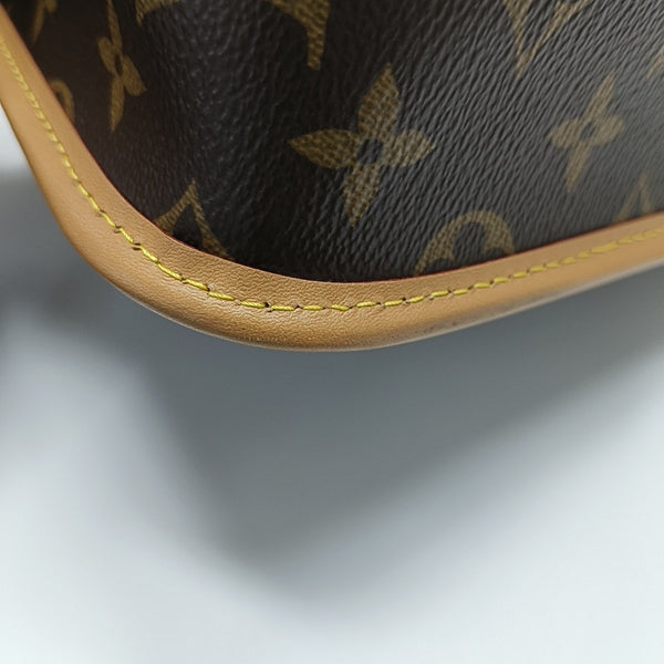 DIANE Monogram Coated Canvas Brown