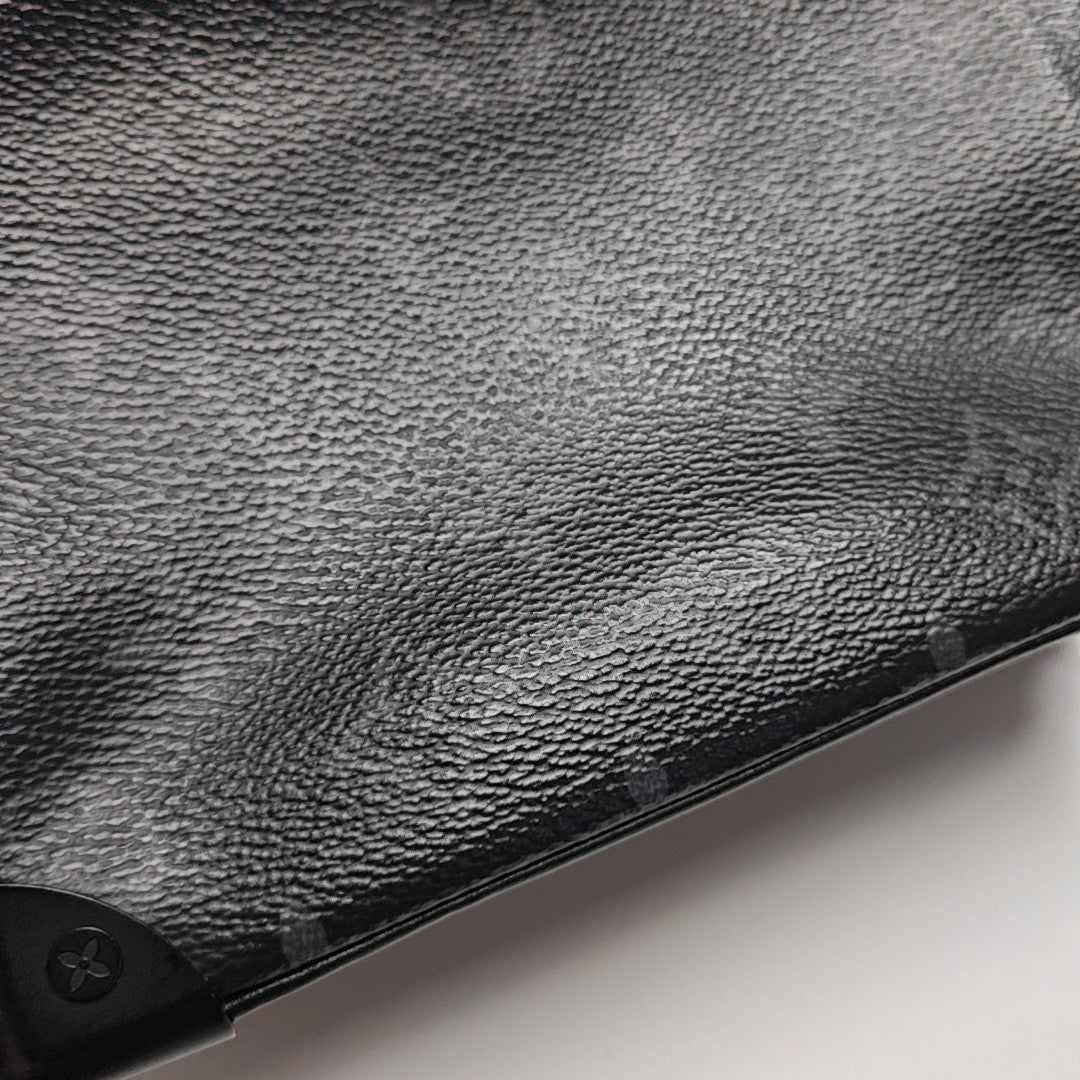 SOFT TRUNK Mini Monogram Coated Canvas Black