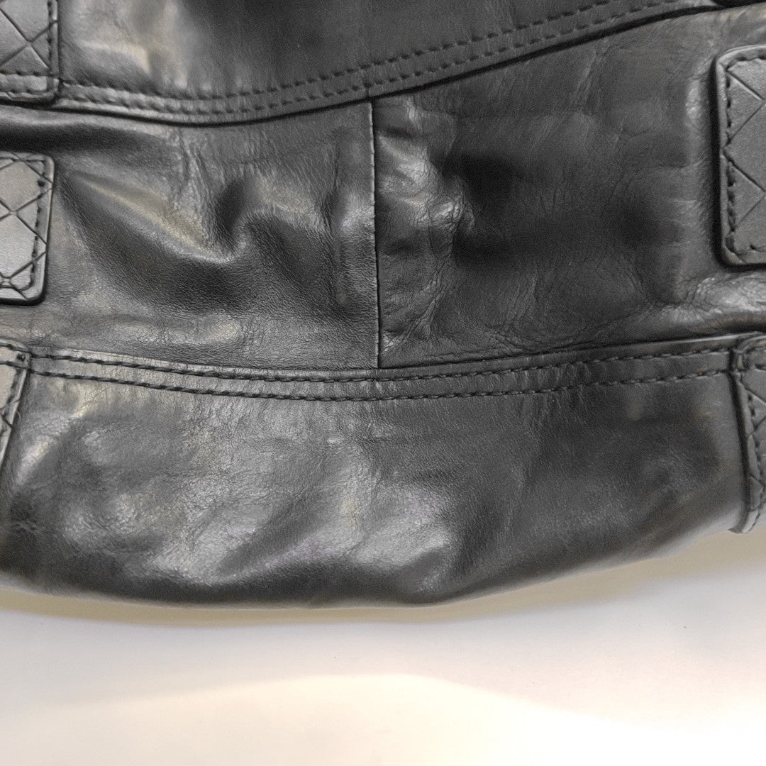 Calfskin Tote Bag Large Black
