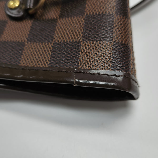 NEVERFULL MM Damier Ebene Coated Canvas Brown