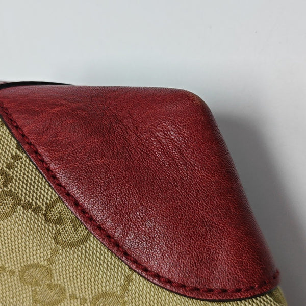 Monogram Canvas Shoulder Bag Beige