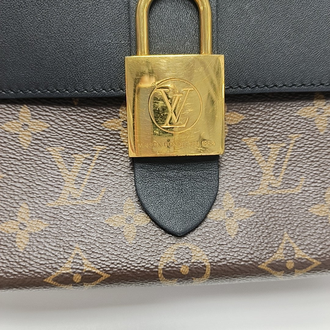 LOCKY BB Monogram Coated Canvas Brown