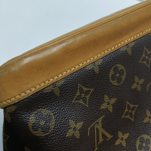 NOÉ BB Monogram Coated Canvas Brown