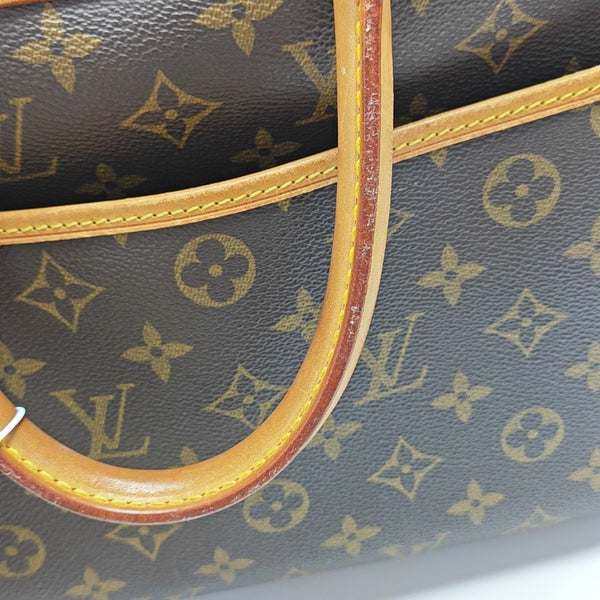DEAUVILLE Monogram Coated Canvas Brown