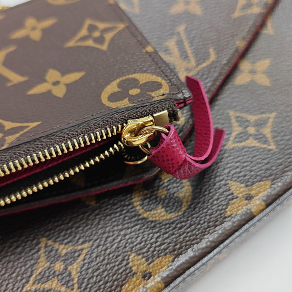 FÉLICIE Monogram Coated Canvas Brown