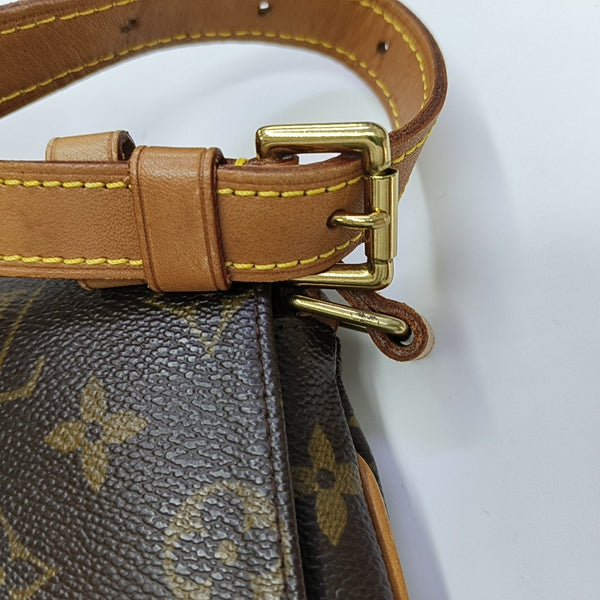 MUSETTE TANGO Monogram Coated Canvas Brown