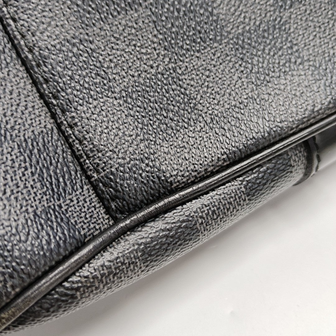 TADAO MM Damier Graphite Coated Canvas Gray