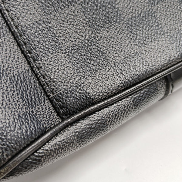 TADAO MM Damier Graphite Coated Canvas Gray