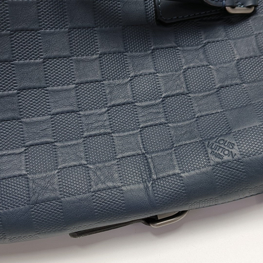 PORTE-DOCUMENTS Damier Calfskin Blue