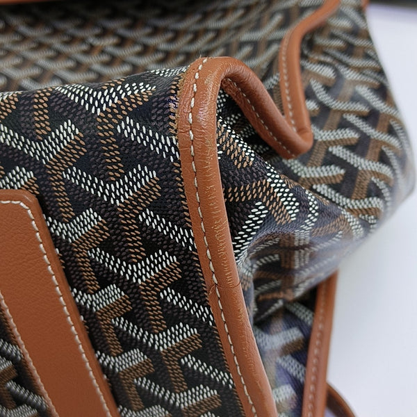 Saint Léger Coated Canvas Brown