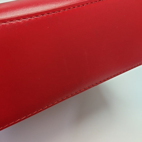 The Clip Calfskin Red