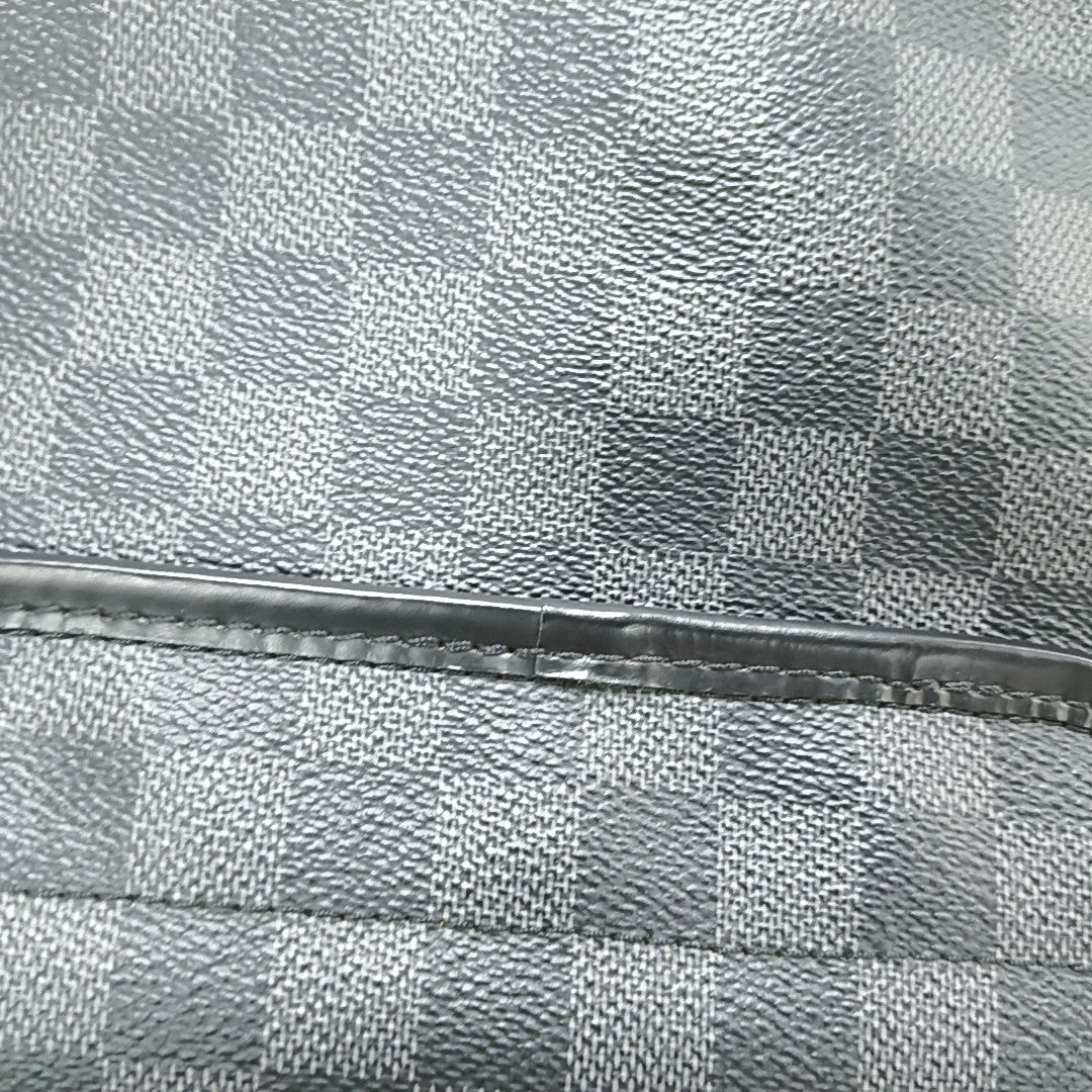 TOILETRY Damier Graphite Coated Canvas Gray
