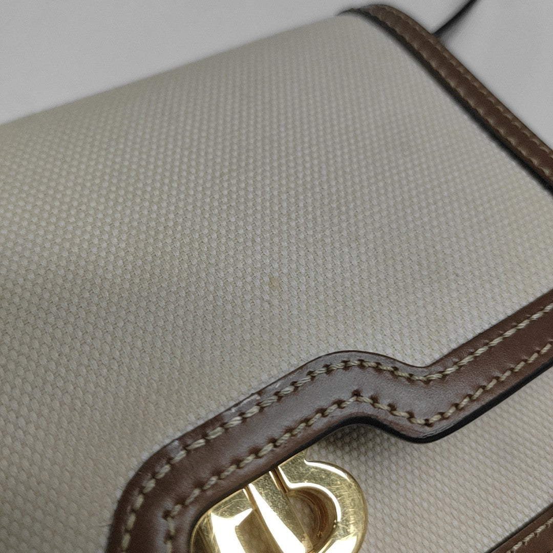 TB Mini Canvas Beige