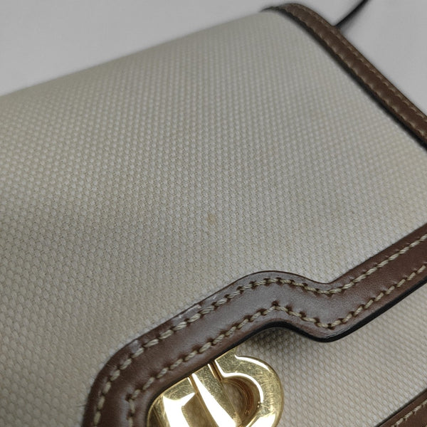 TB Mini Canvas Beige