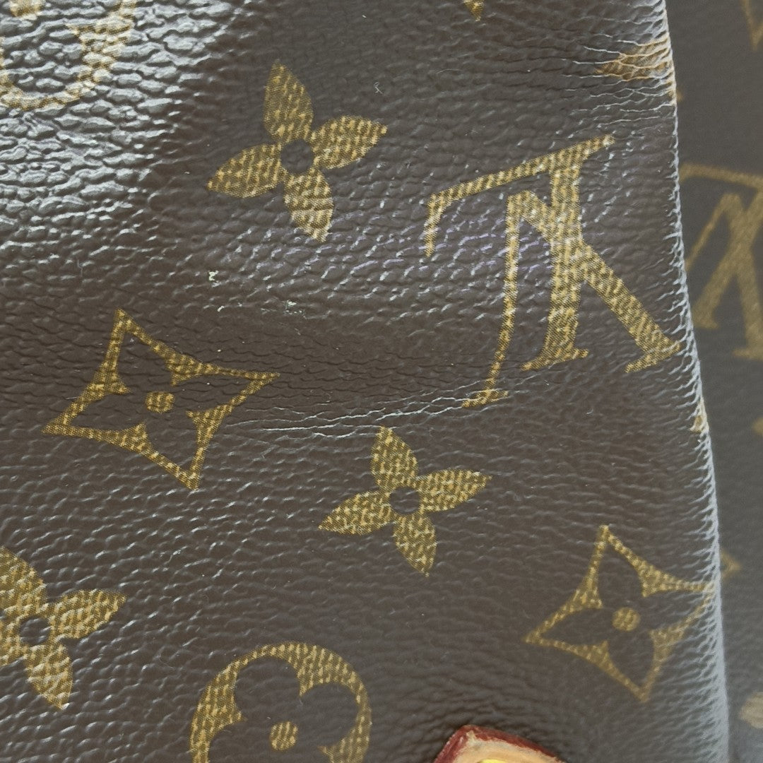 TURENNE Monogram Coated Canvas Brown
