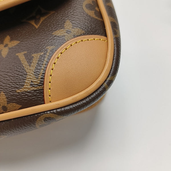 DIANE Monogram Coated Canvas Brown