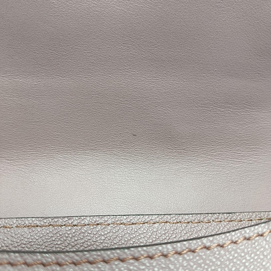 Buckle Calfskin Beige
