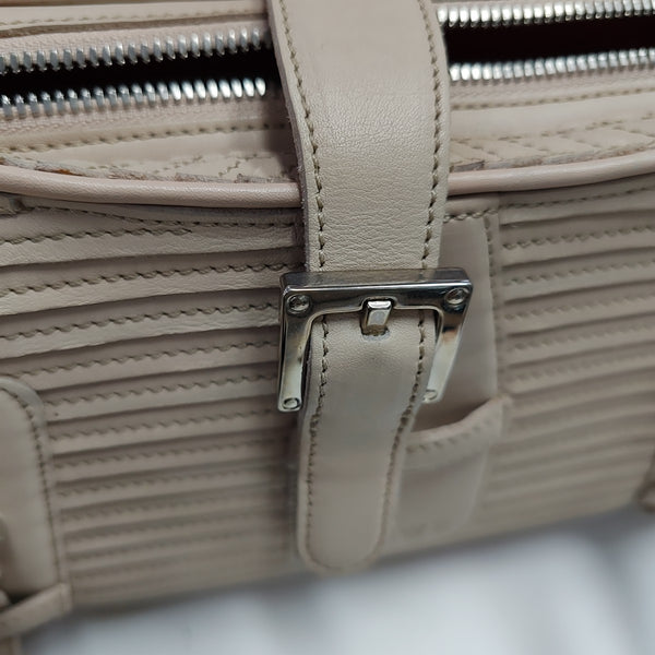 Senda Quilted Calfskin Pink
