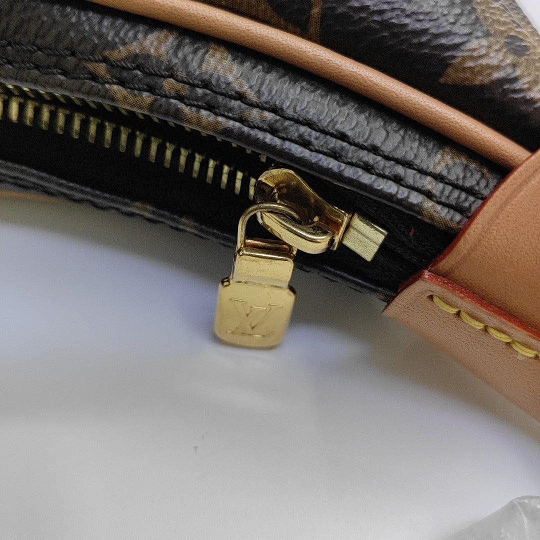 LOOP Monogram Coated Canvas Brown