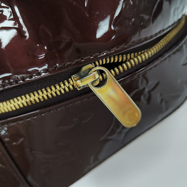 SUMMIT DRIVE Monogram Patent Leather Red