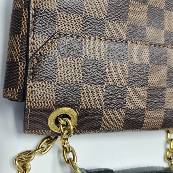 VAVIN PM Damier Ebene Coated Canvas Brown