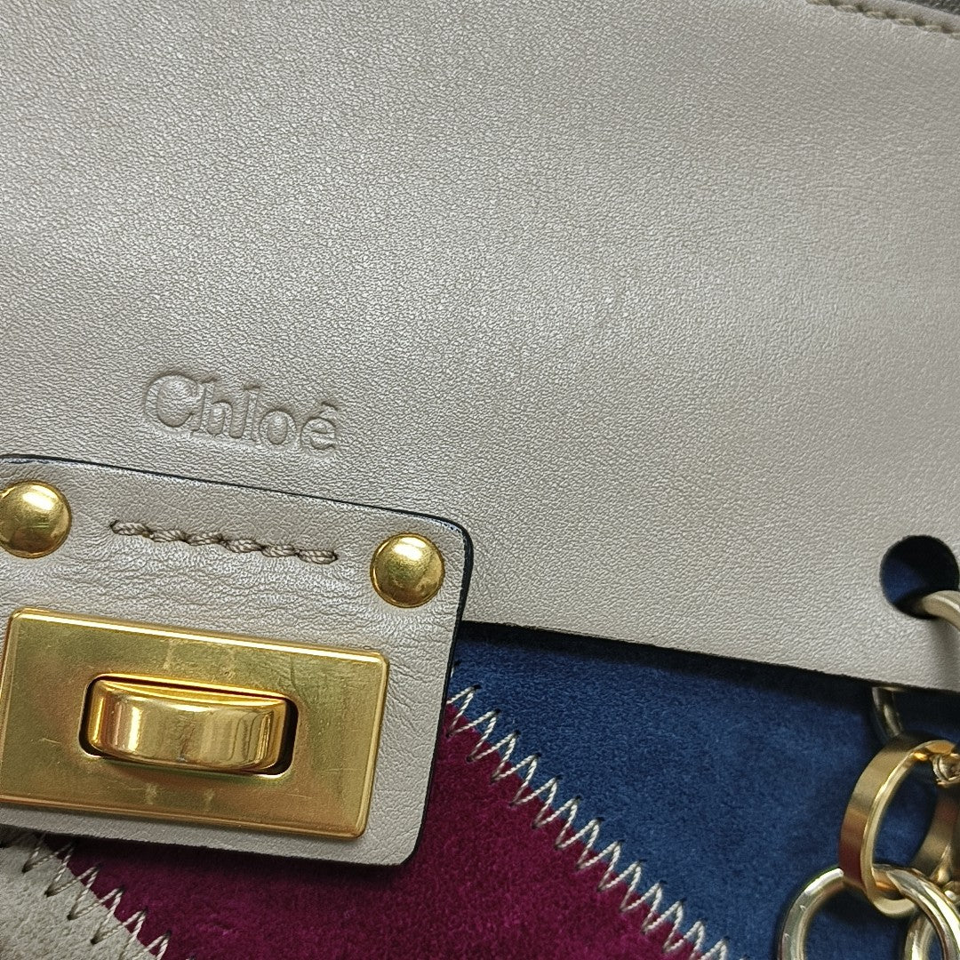 Drew Mini Calfskin Gray