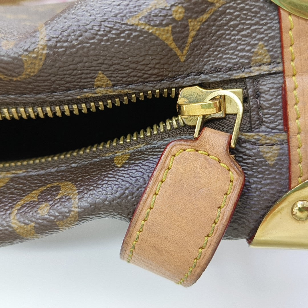 SIDE TRUNK MM Monogram Coated Canvas Brown
