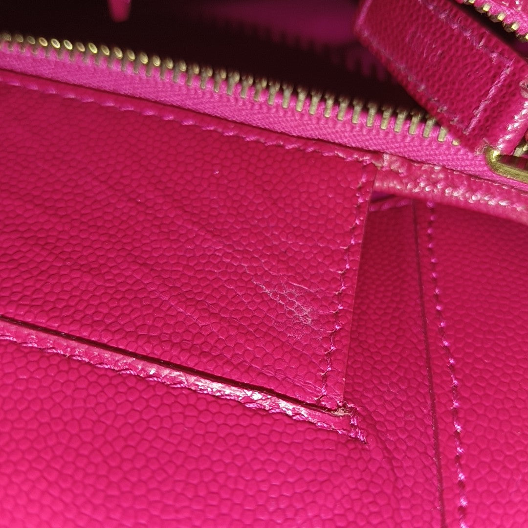 Calfskin Shoulder Bag Red