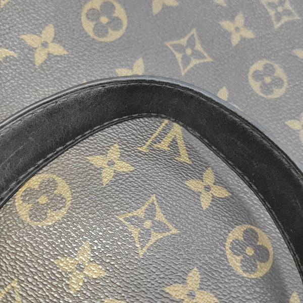KITAN Monogram Coated Canvas Brown