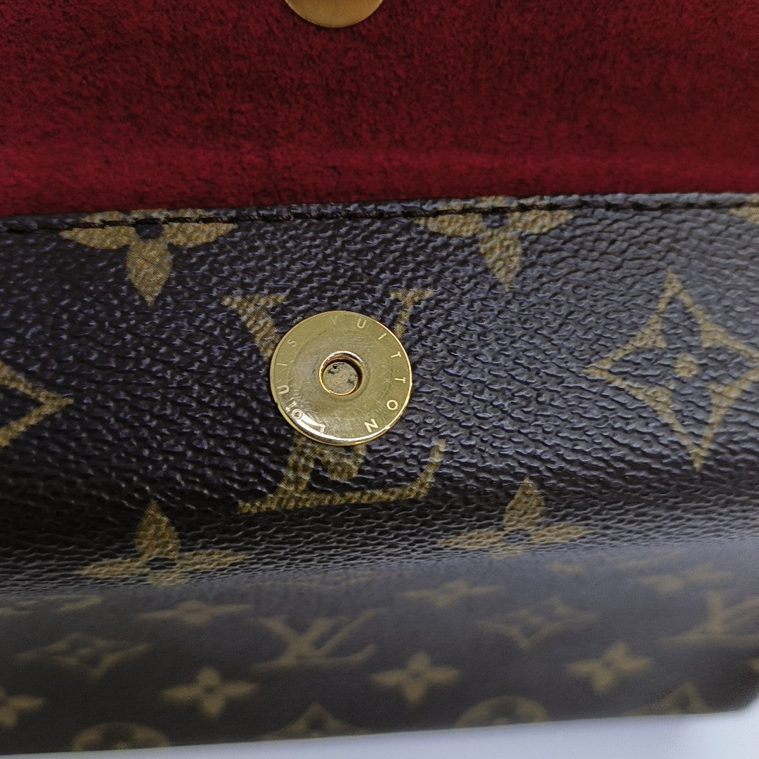 RECITAL Monogram Coated Canvas Brown