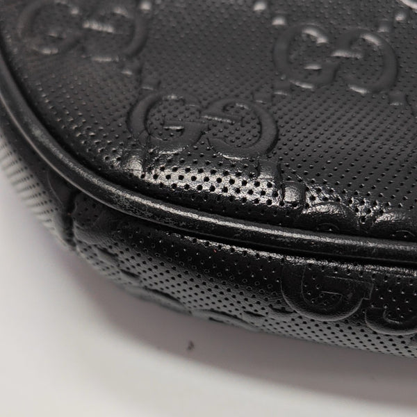 Monogram Calfskin Belt Bag Black