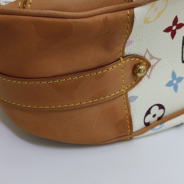 LV × TM GRETA Monogram Coated Canvas White