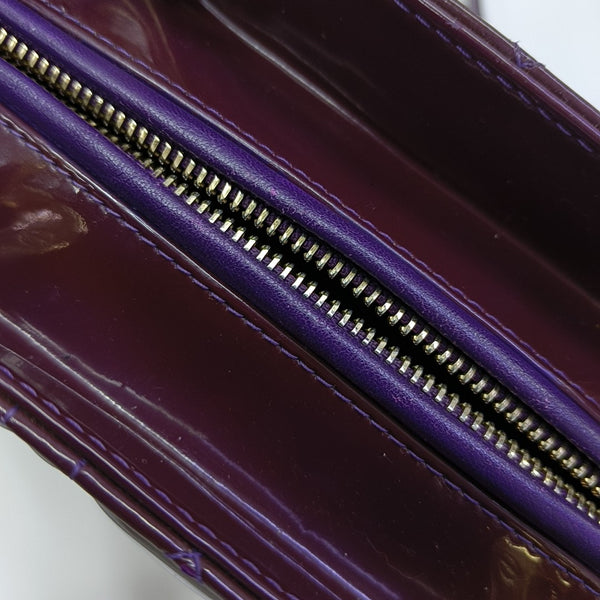 Lady Dior Medium Cannage Patent Leather Purple