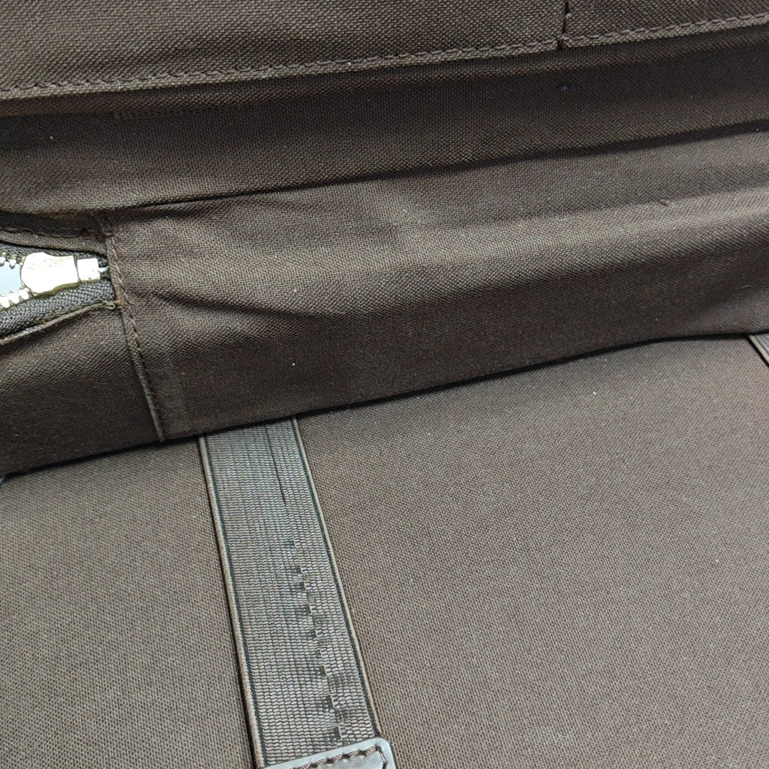 SABANA Damier Ebene Coated Canvas Brown