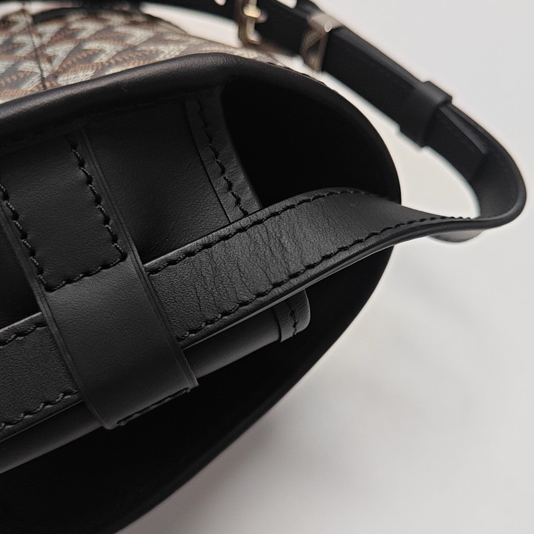 Belvedere Coated Canvas Black
