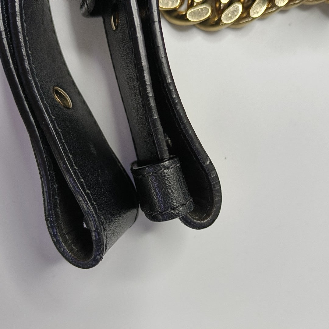 Calfskin Shoulder Bag Black