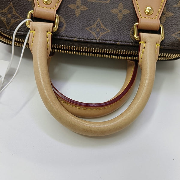 SPEEDY 20 Monogram Coated Canvas Brown