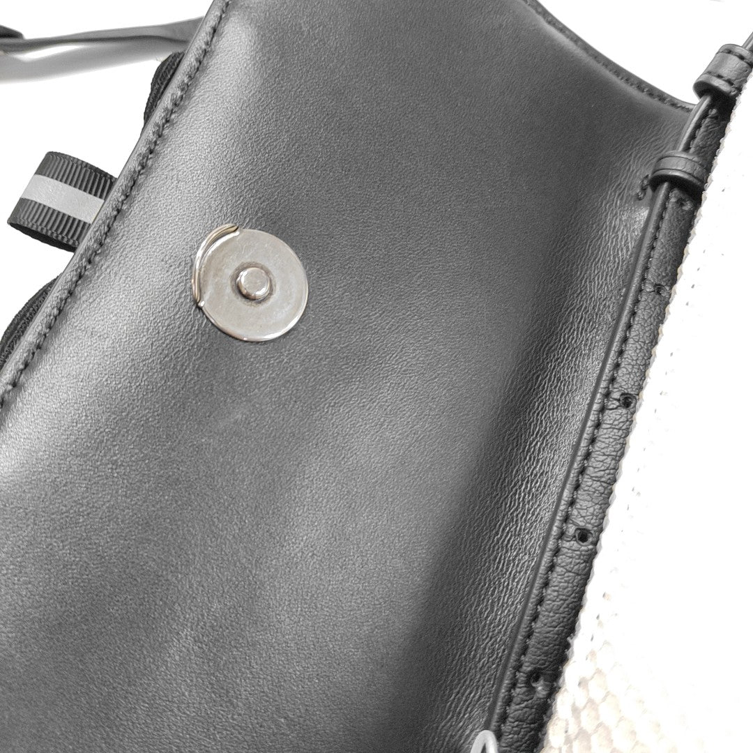 Calfskin Shoulder Bag Black
