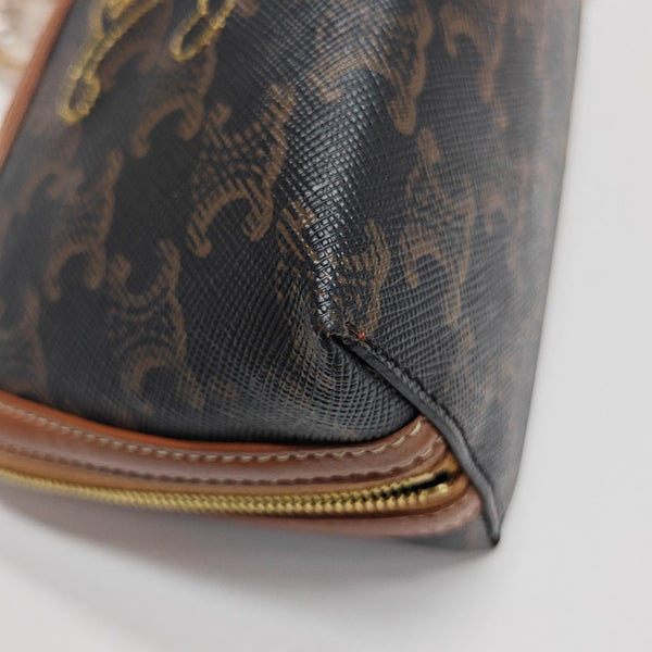 TRIOMPHE Mini Coated Canvas Brown