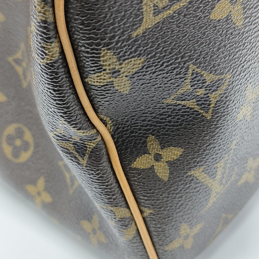SPEEDY 25 Monogram Coated Canvas Brown