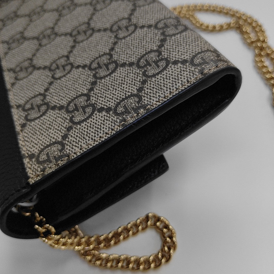 Monogram Canvas Shoulder Bag Beige