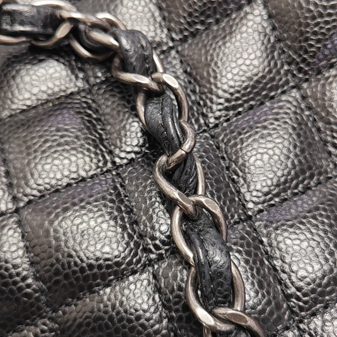 Quilted Calfskin Medium Black