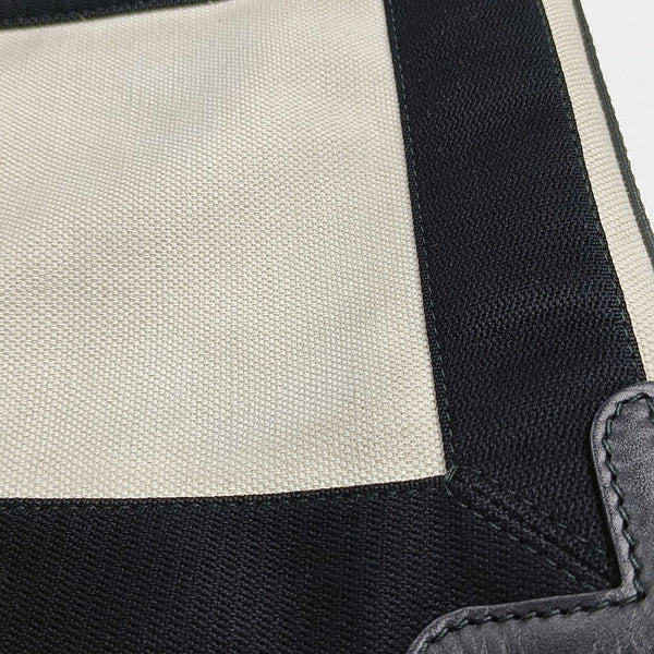 Navy Mini Canvas White