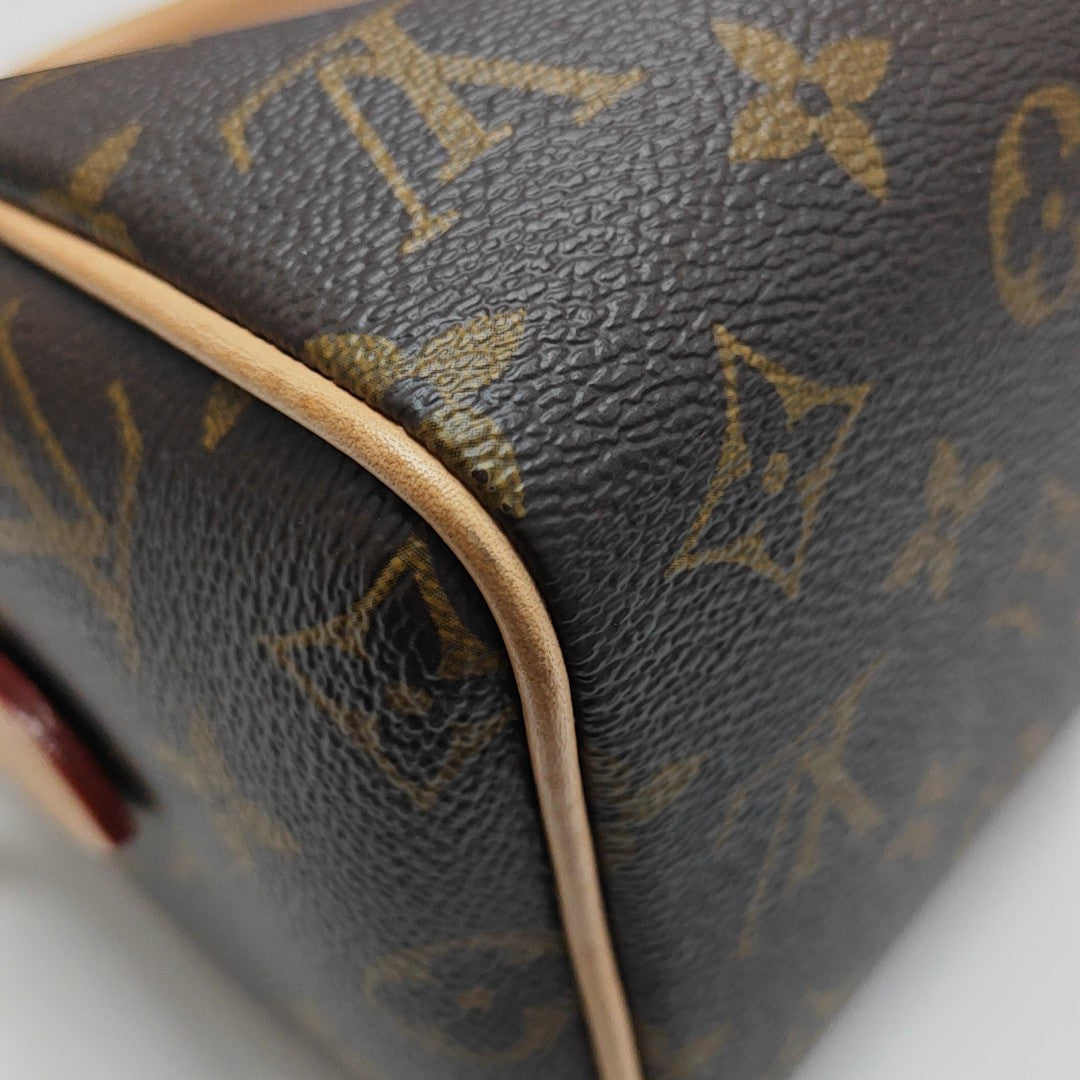 SPEEDY 20 Monogram Coated Canvas Brown