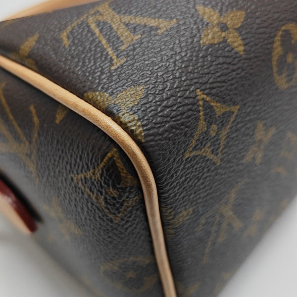 SPEEDY 20 Monogram Coated Canvas Brown
