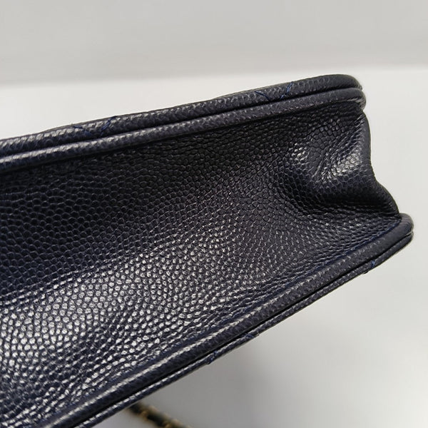 WOC Quilted Grained Calfskin Black